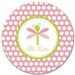 Personalized 10" Melamine Plate-Dragonfly