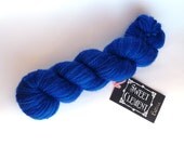 Beau - Superwash BFL Hand Dyed Aran Yarn - Cobalt