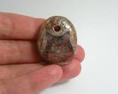 Natural stone from the Baltic Sea - pendant keychain