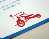 Birthday Party Invitations . My First Tricycle . Kids. Children . First Birthday . Set of 10 Invites