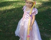 Rapunzel Princess Easter Gift Costume Hair piece Wig by Two Sugar Peas