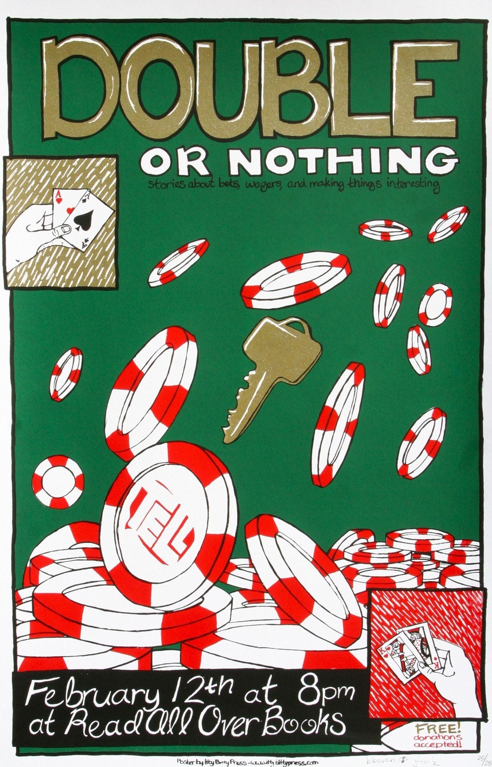 Tell Fredericksburg Event Poster - Double or Nothing