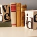 Novel Idea - Pair of Hand Stamped Bookends