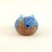Bluebird Figurine Baby Beaded Eastern Bluebird of Happiness READY TO SHIP