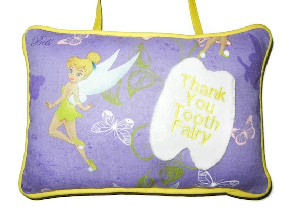 Tooth Fairy Pillow with Pocket for Children in Preschool Kindergarten Grade School Girls Christmas Holiday Gift Idea