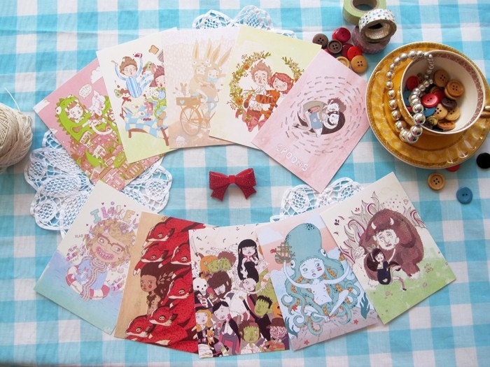Post Card 10 Pack