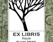 Ex Libris Tree 25 Personalized Booklabels Bookplates