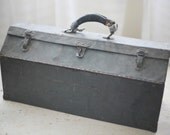 old metal toolbox