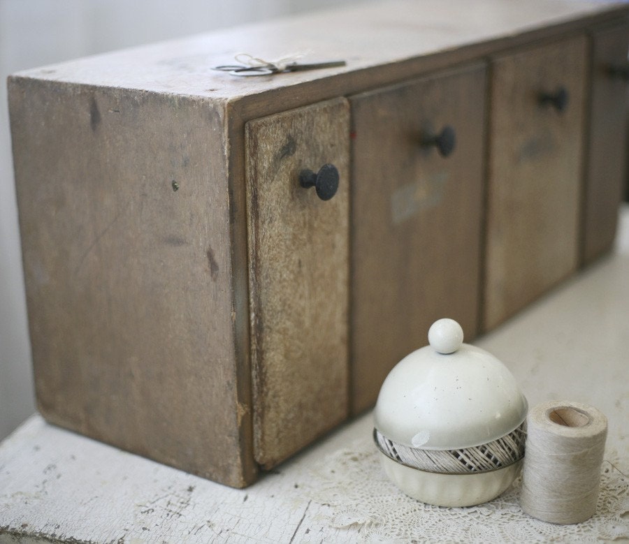 four bin mercantile cabinet