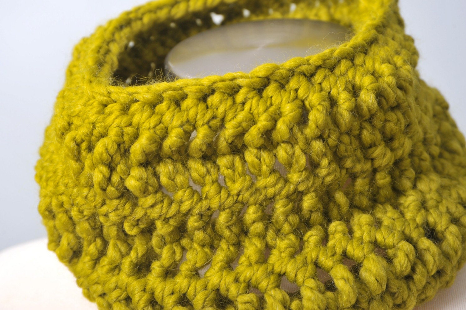 SUMMER CLEARANCE SALE - Lemongrass Small Cowl or Neckwarmer