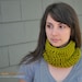 SUMMER CLEARANCE SALE - Lemongrass Small Cowl or Neckwarmer