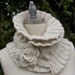 Ruffled and Ruched Scarf PDF Knitting Pattern Instant Download