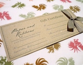 Gift Certificate for Paper and Ribbons - Any amount in USD - Please convo me before purchase