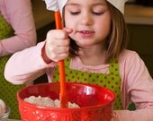 Apron and Chef Hat Your Choice of Prints Toddler or Child Boy Girl