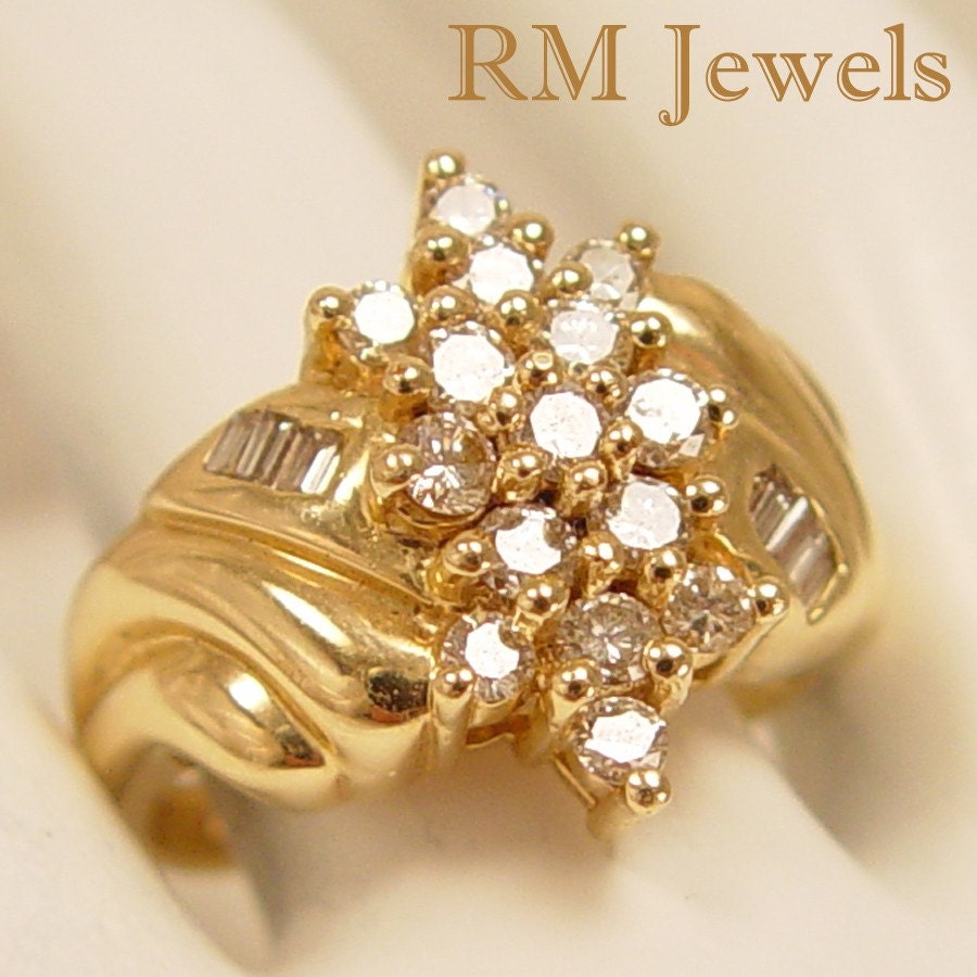 Immediate Gratification - Vintage 14Kt Gold Diamond Ring