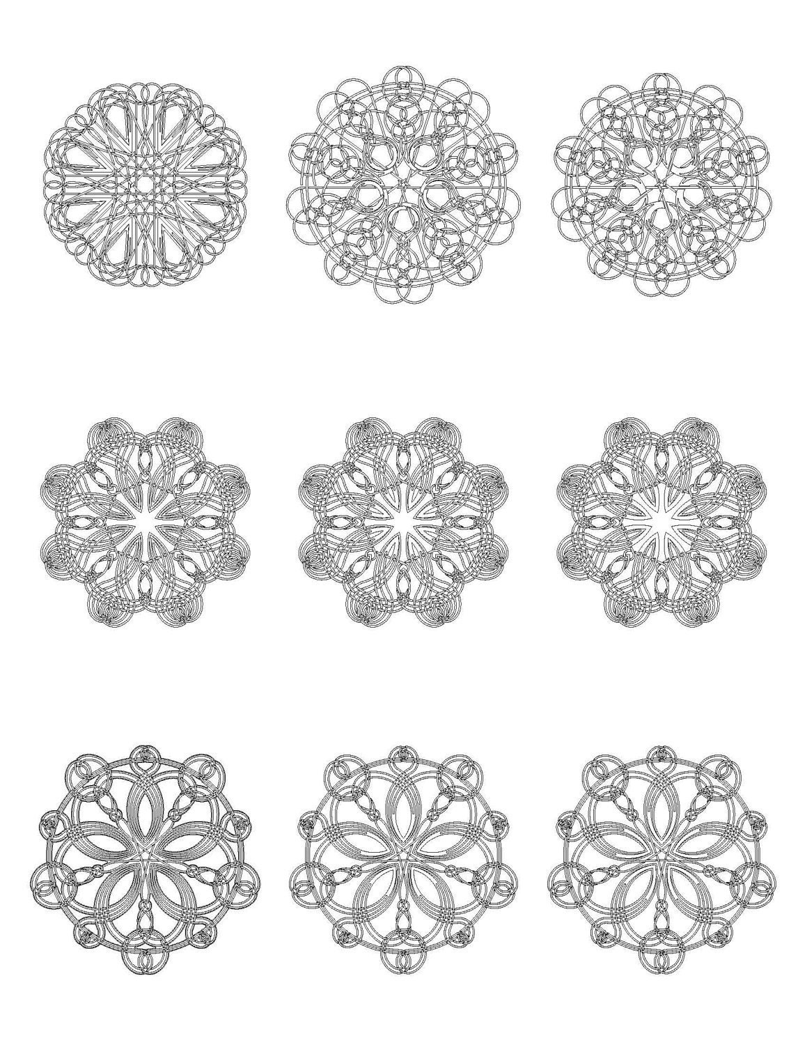 Celtic Knot Coloring Book 11, PDF