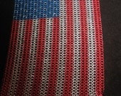 American Flag in Chainmaile, Small