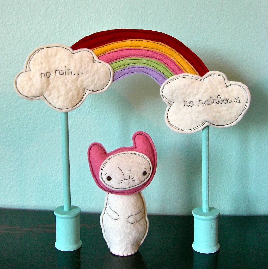 no rain... no rainbows