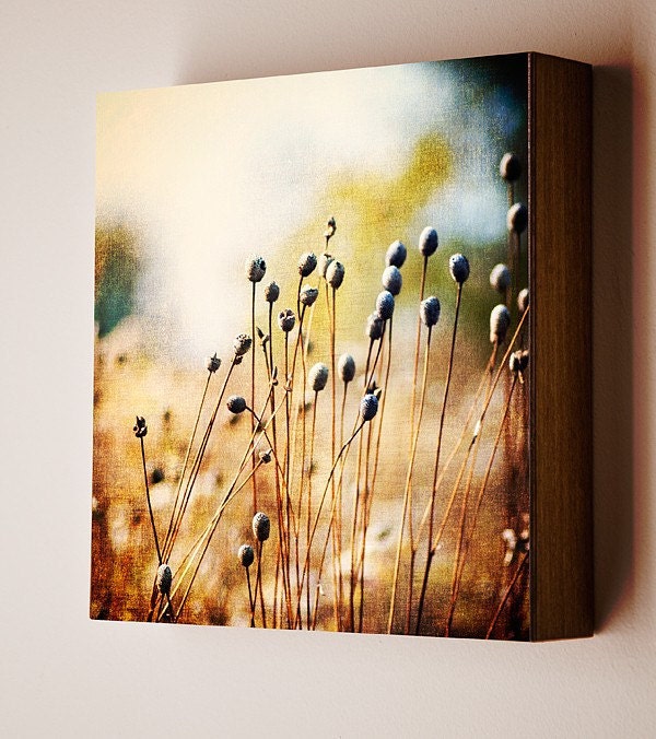 Wood Photo Block- Fall Home Decor- Autumn Wall Art-      Rustic Wood Art- for her, under 60, 8x8 Wood Block- The Hold Outs