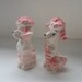 Vintage Pink Poodle Salt and Pepper Shakers - Japan
