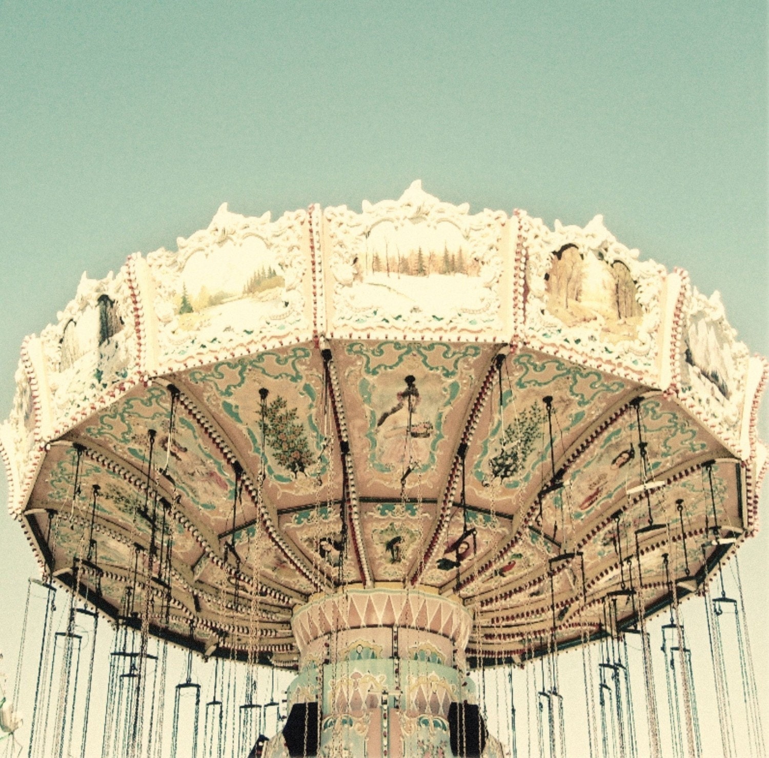 Fair Ride in Aqua