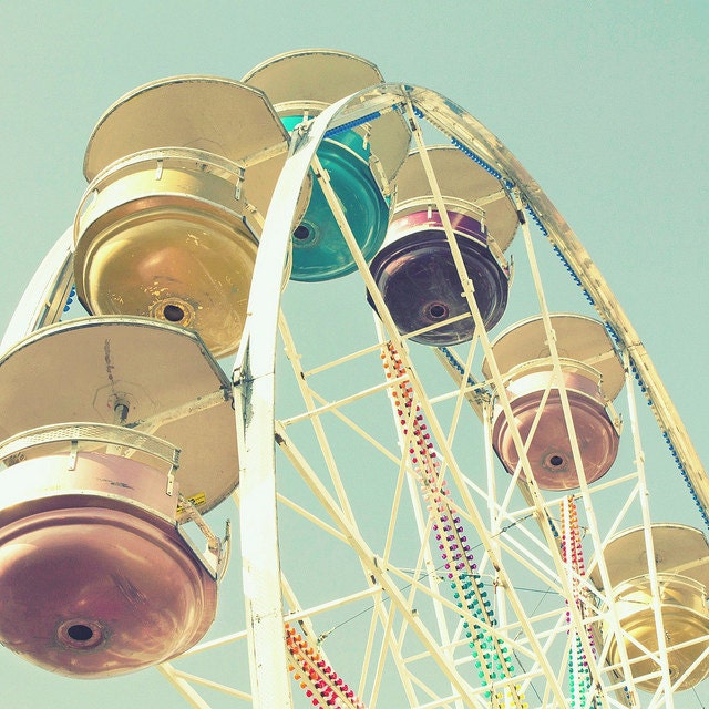 CUSTOM LISTING Pastel Ferris Wheel