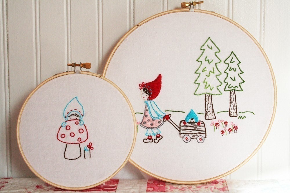 Woodland Walk Embroidery PATTERN
