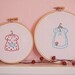 Dresses Embroidery PATTERN - Set of 5