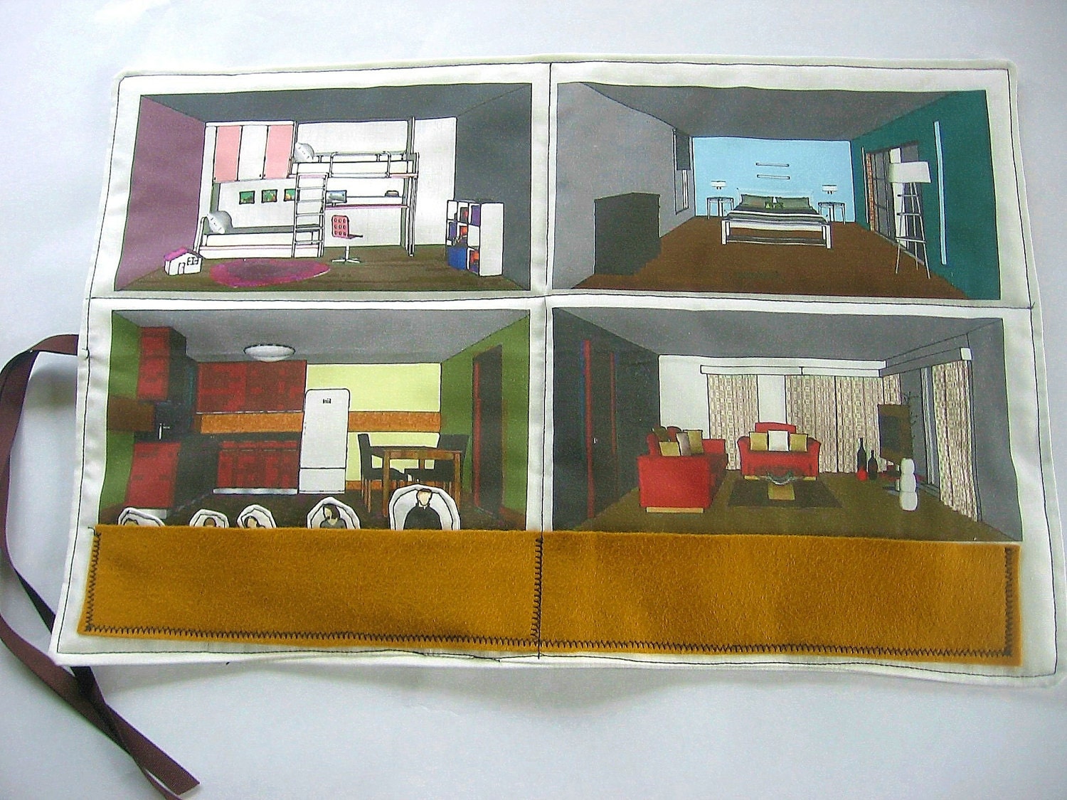 My Roll-Up Dollhouse