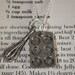 Cupcake Baking Pan and Whisk on a Sterling Silver Plated Chain