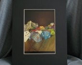 Holy Relics of the Gamer - 5 x 7 PRINT with 8 x 10 Black Matte