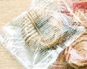 White Newspaper on Plastic Bag, set of 500, 13x13cm, U6006