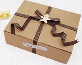 Natural Kraft BOX 27 x 21cm, set of 4, U2635