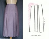 PLEATED SKIRT pattern