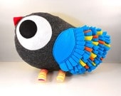 Handmade stuffed toy love bird pillow plush tweet love birdie pillow