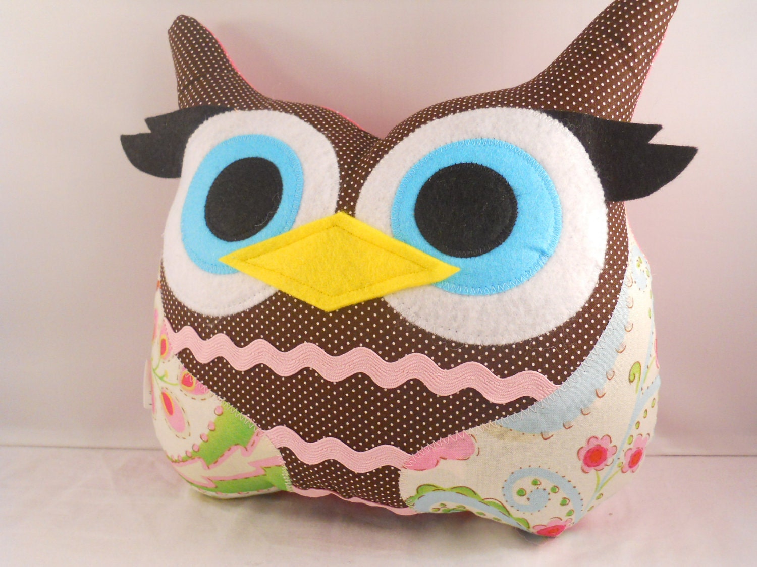 owl pillow owl plush toy by bellamina
