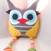 Childrens Stuffed Animal Plush Toy owl Dog Soft Doll Baby golden circle