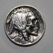 Hand Carved Indian Skull Hobo Nickel