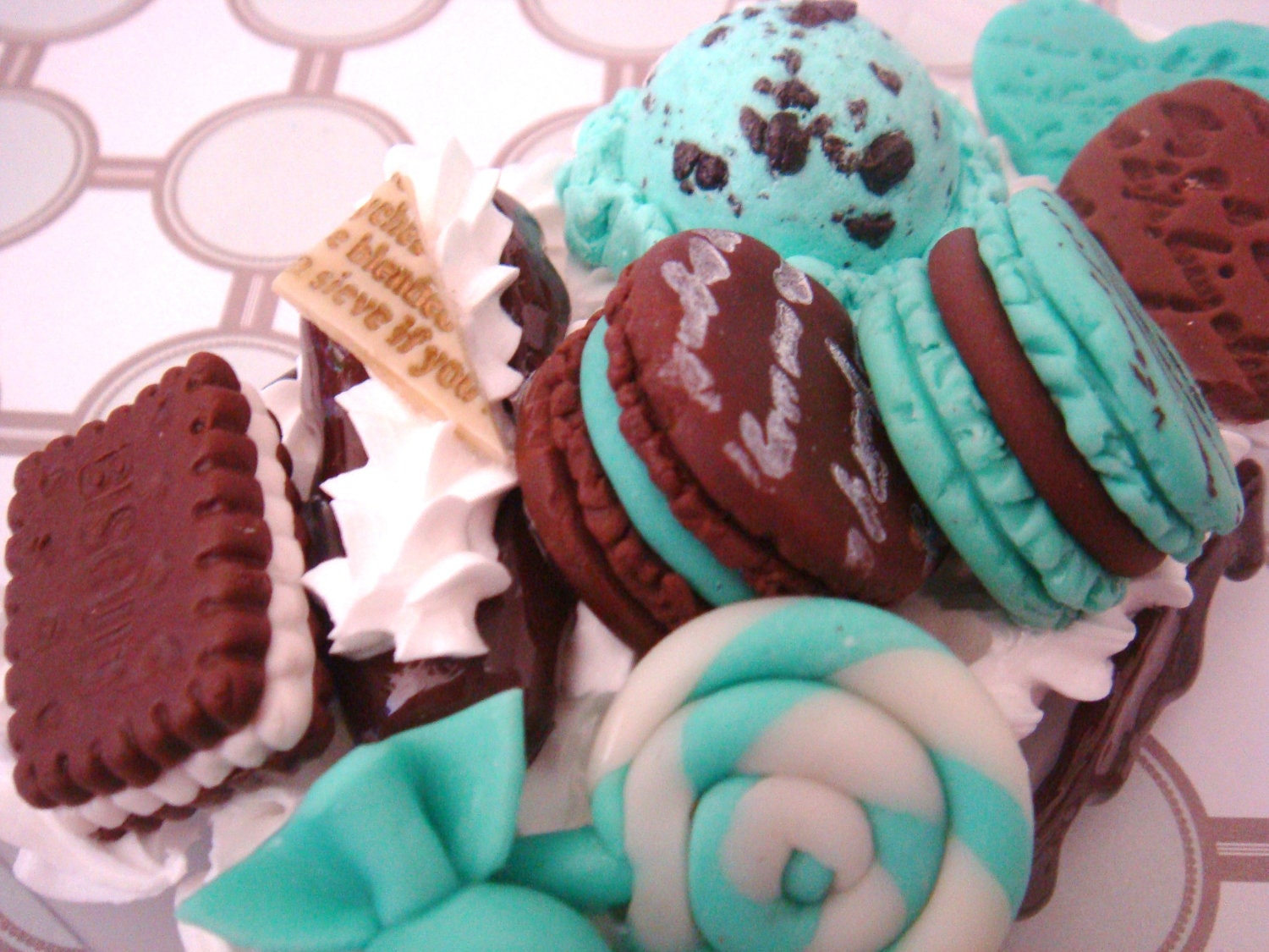 Minty Chocolate iPhone 4G/4S Case