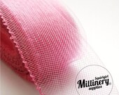 3 Yards Rose Pink 2 inch wide Crin Crinoline Horsehair Braid for Hats and Fascinators