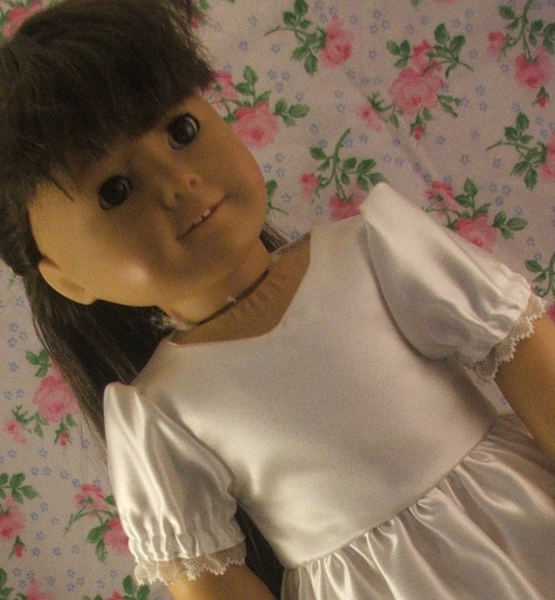 White Easter Dress for American Girl