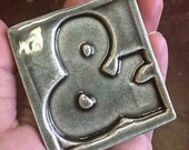 Ampersand Wall Tile: typography love.