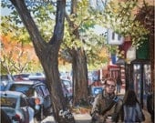 Hyde Park, Chicago - 10x8in Original Oil Painting