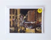 Chicago Theater Painting Blank Notecard