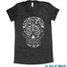 Womens SUGAR SKULL  t shirt S M L XL  ( 4 colors )