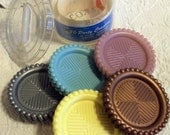 Set of Party Coasters - Vintage - 20 pc with storage bin - Retro