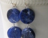 Sodalite Handmade Beaded Gemstone Earrings