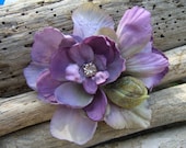 Flower Floral Hair Clip-Shabby Chic Wild Lavender Hair Clip, Weddings, Prom, Summer Weddings, Hair Accessories