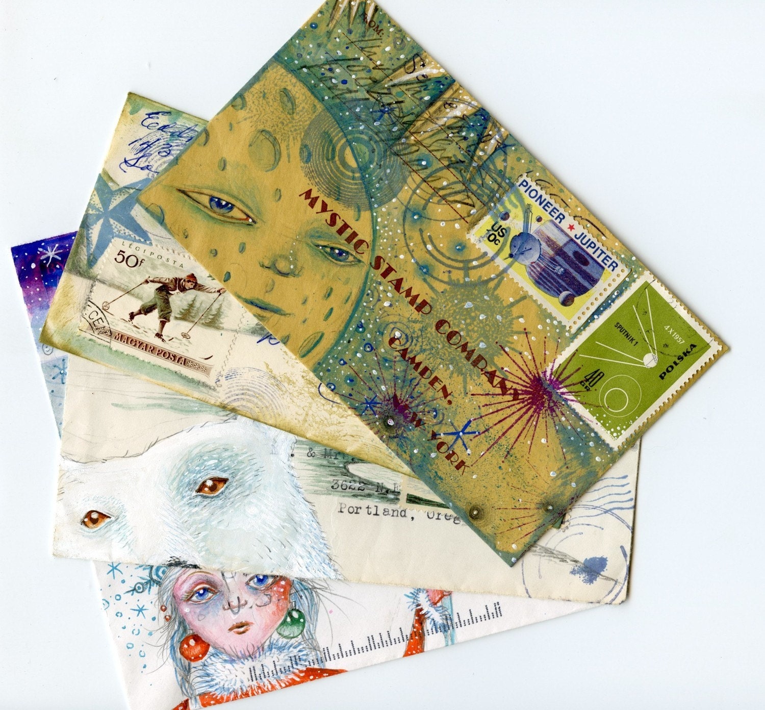 Set of 4 Postcards, Your choice, Best Buy