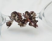 SHOP CLOSING SALE- One of a Kind Rhodonite and Topaz Gemstone Bracelet - Handmade, jewelry  made in Canada